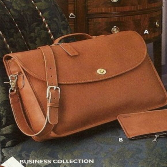 Vintage Coach Lexington Brief Messenger - Picture 2 of 16